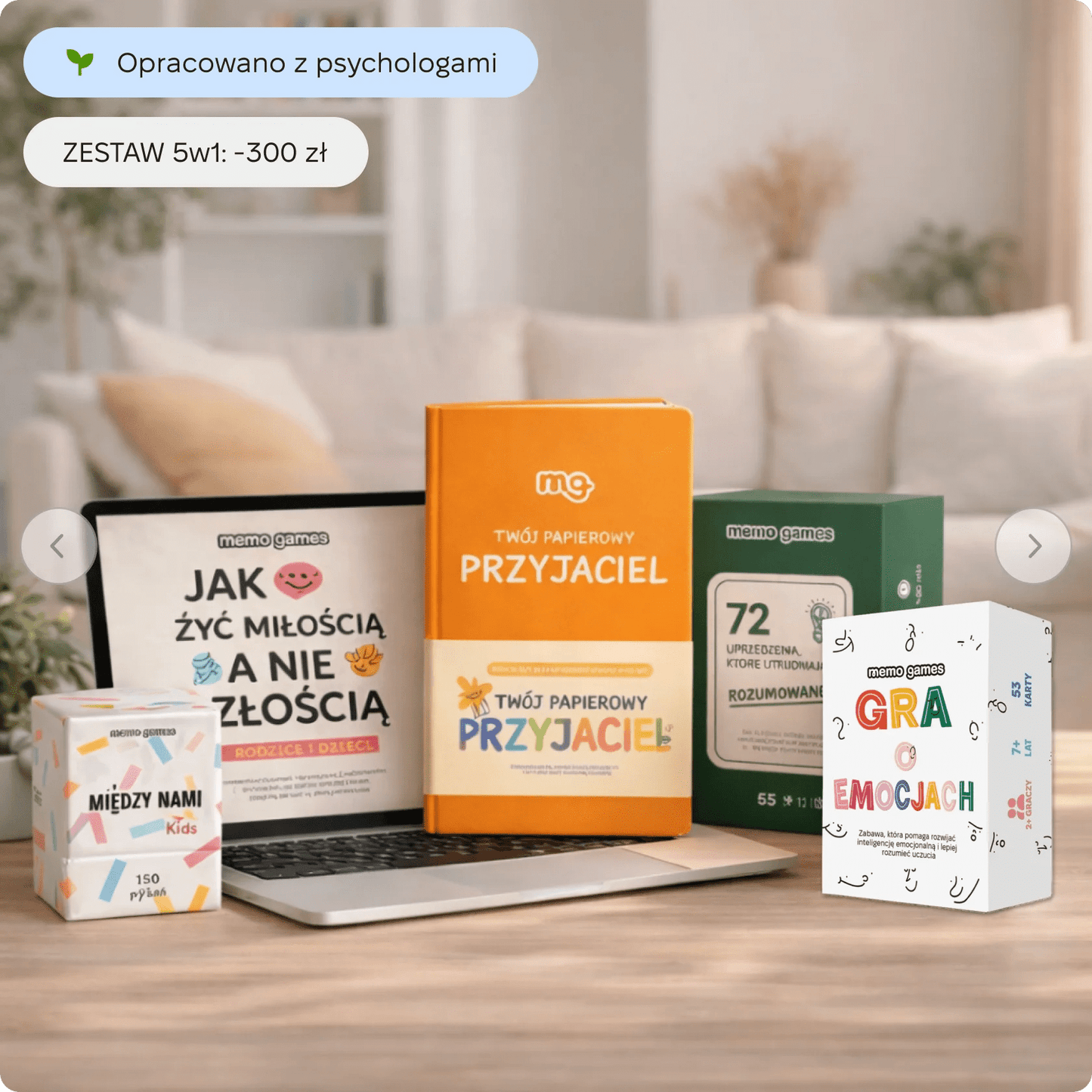 Zestaw 5w1 kids - Memo Games PL