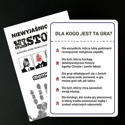 NIEWYJAŚNIONE HISTORIE