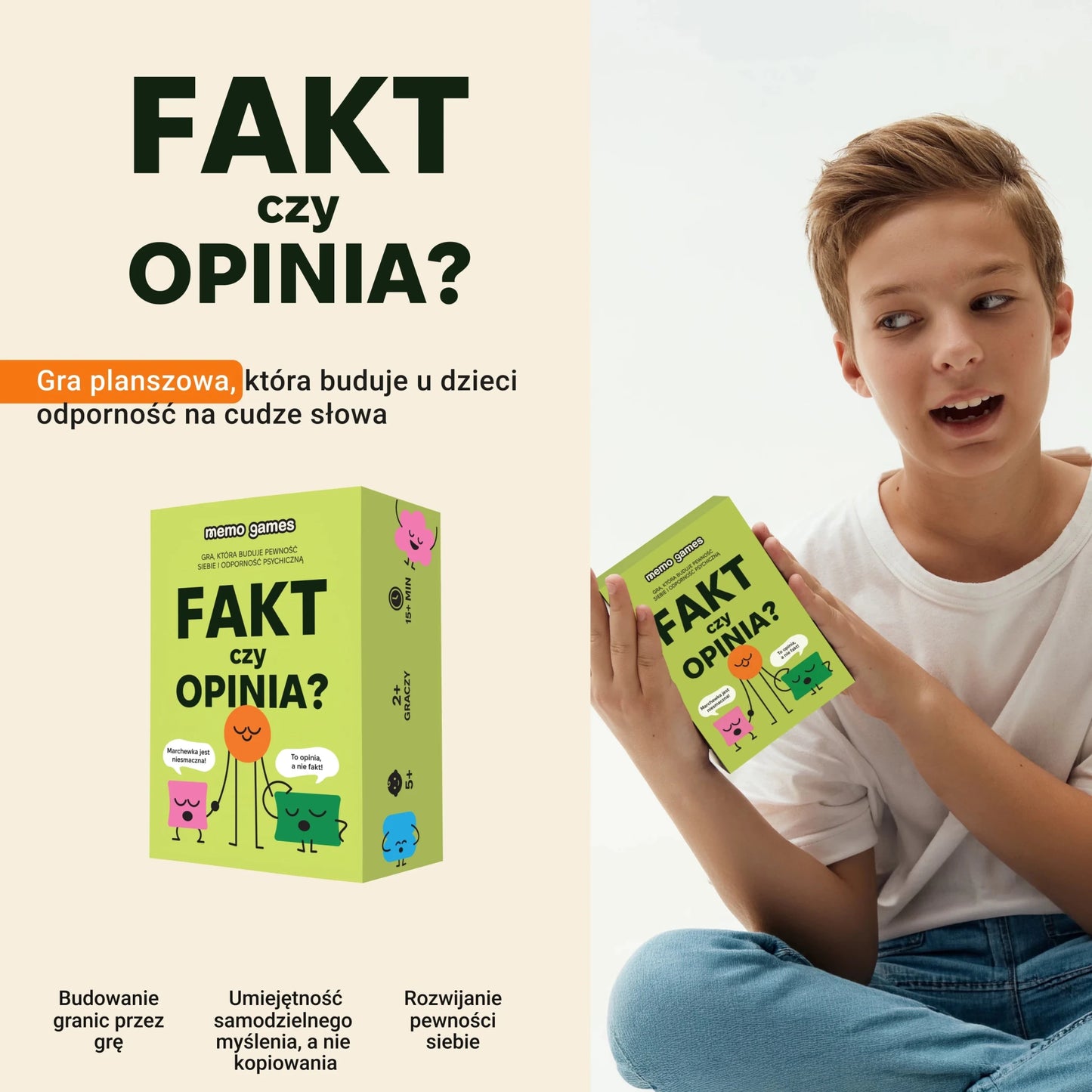 Fakt czy Opinia? - Memo Games PL