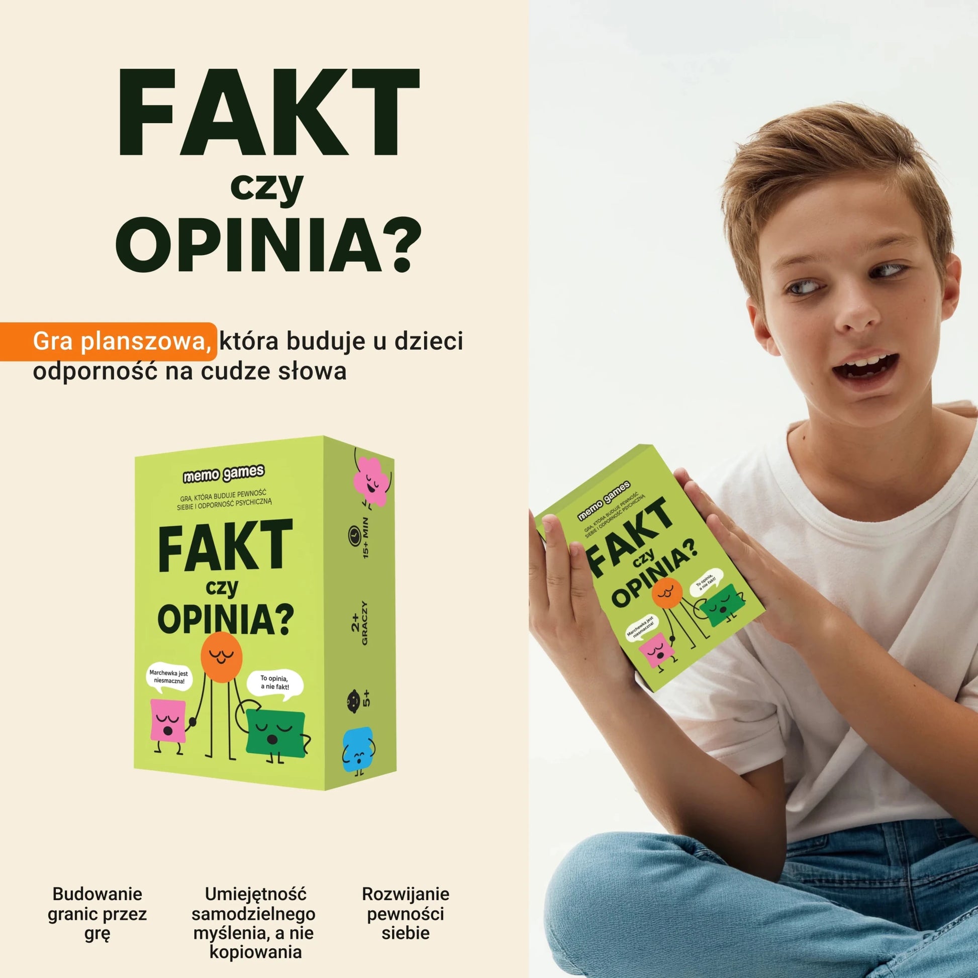 Fakt czy Opinia? - Memo Games PL