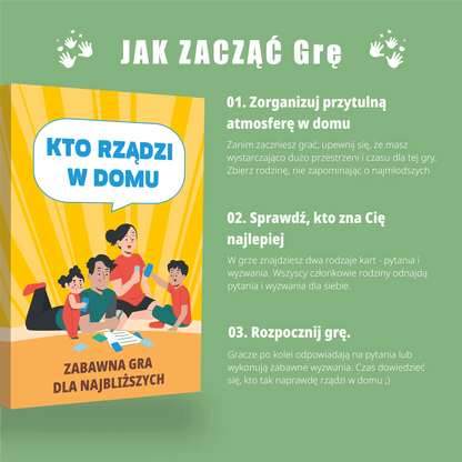 Gra "Kto rządzi w domu" - Memo Games PL