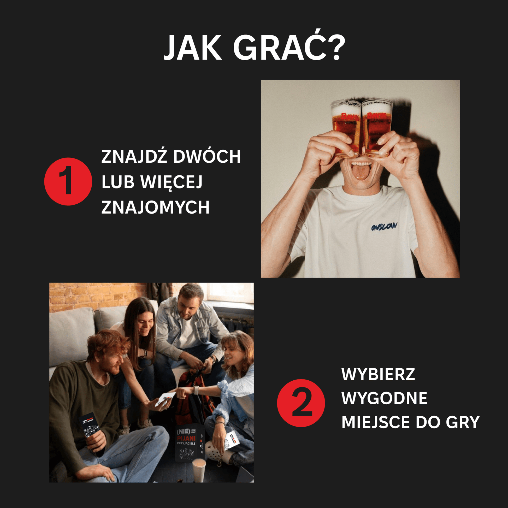 Gra (Nie) pijani przyjaciele - Memo Games PL