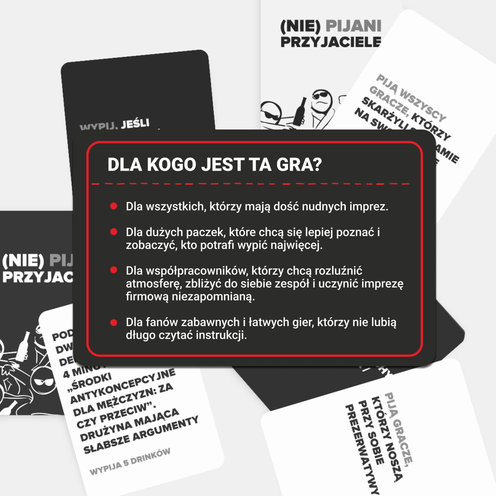 Gra (Nie) pijani przyjaciele - Memo Games PL
