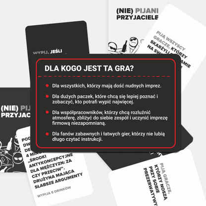 Gra (Nie) pijani przyjaciele - Memo Games PL