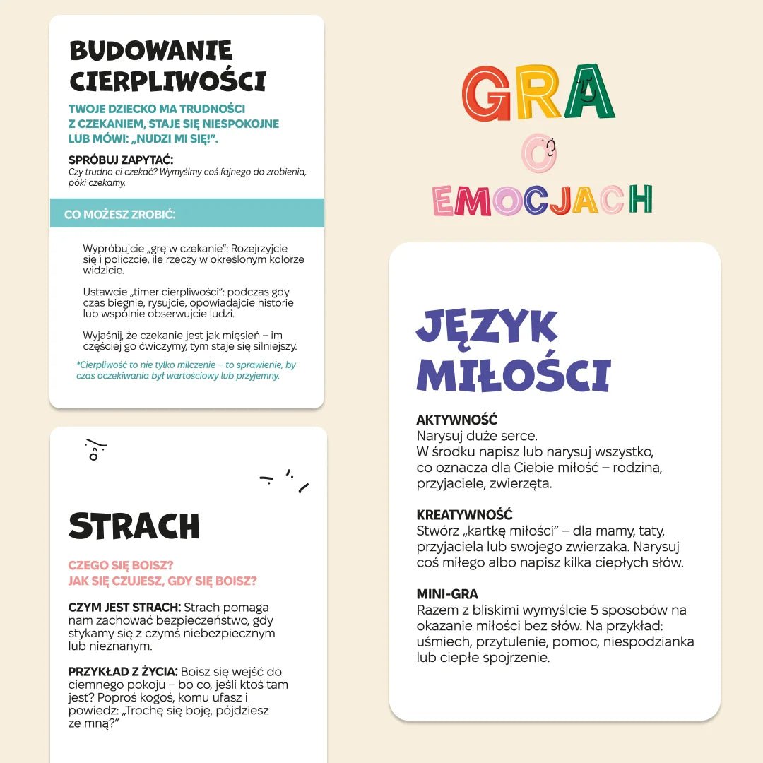 GRA O EMOCJACH - Memo Games PL