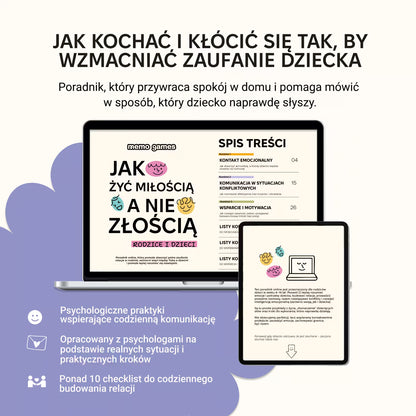 JAK ŻYĆ MIŁOŚCIĄ, A NIE ZŁOŚCIĄ: rodzice i dzieci