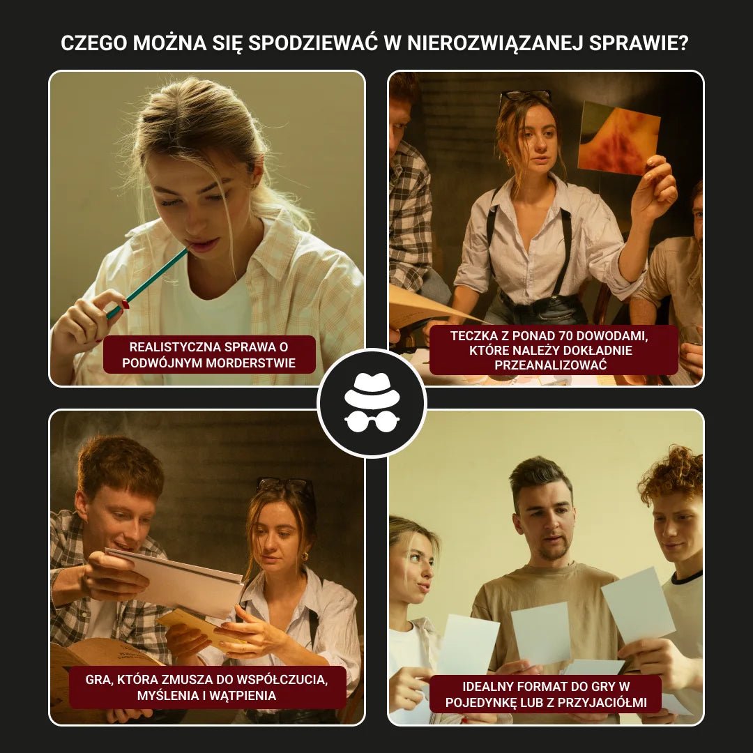 NIErozwiązane sprawy - Memo Games PL