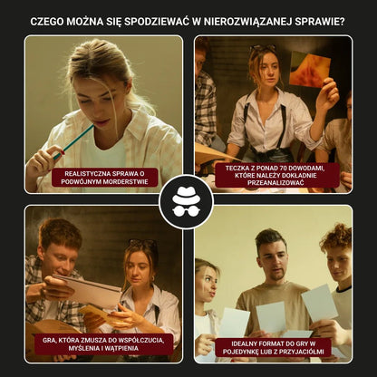NIErozwiązane sprawy - Memo Games PL