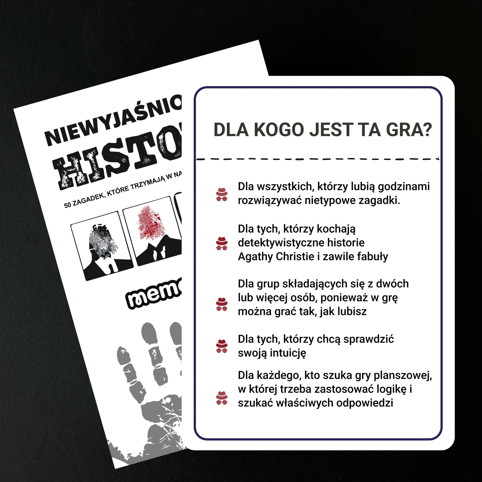 NIEWYJAŚNIONE HISTORIE - Memo Games PL