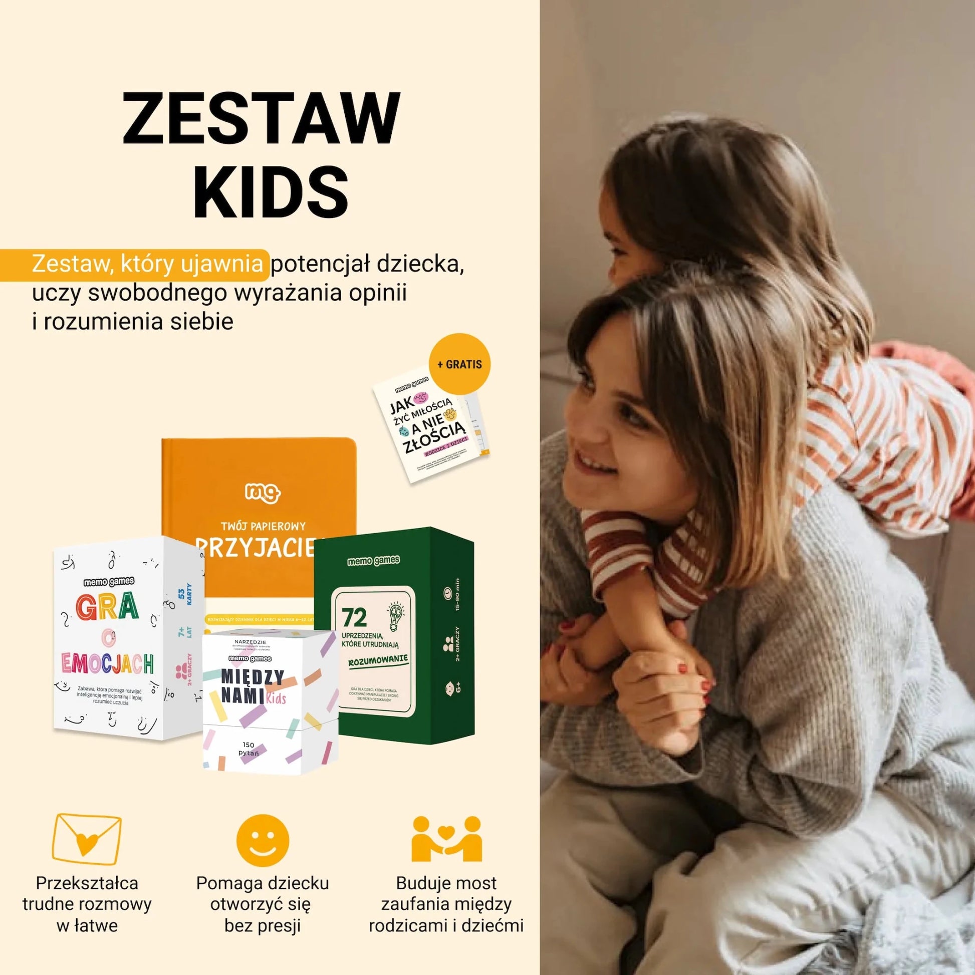 Zestaw 5w1 kids - Memo Games PL