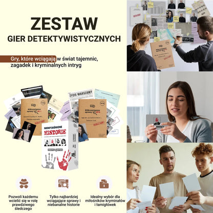 Zestaw NIErozwiązane sprawy - Memo Games PL